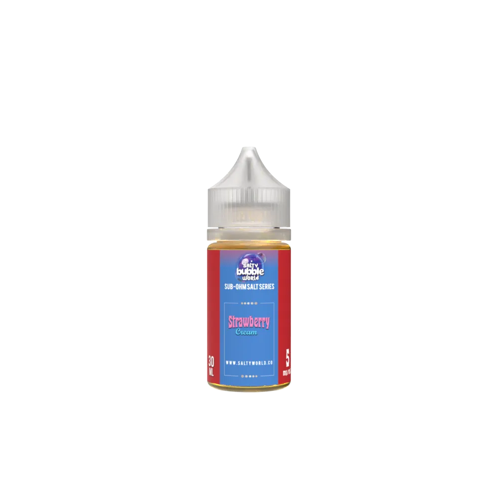 Strawberry Cream - Sub-Ohm Nicotine Salt E-liquid - Image 2