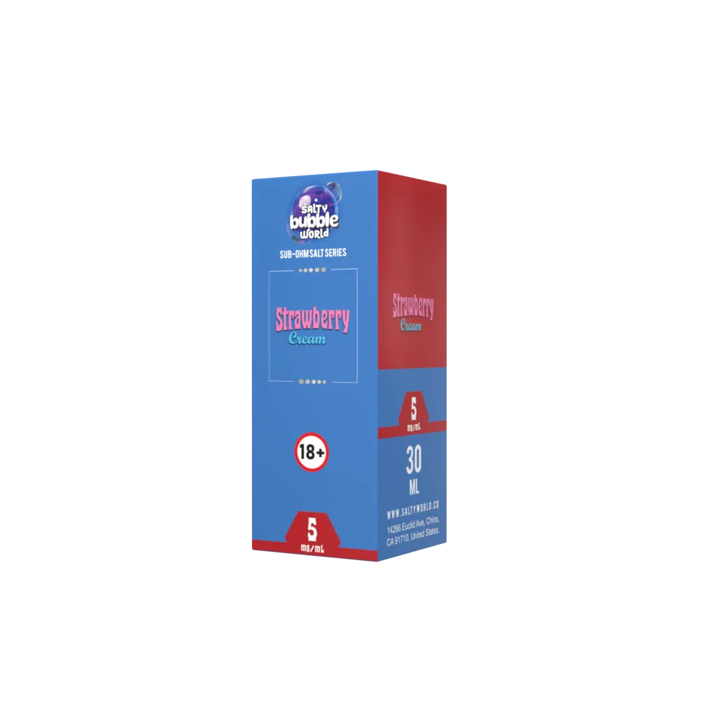 Strawberry Cream - Sub-Ohm Nicotine Salt E-liquid